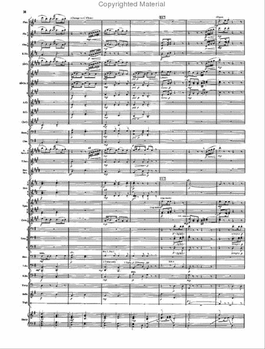 Armenian Dances, Part II Concert Band scores gallery preview page 32