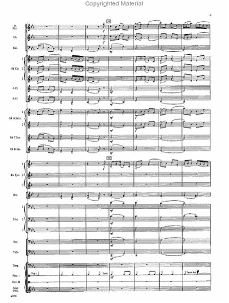 West Highlands Sojourn Concert Band scores gallery preview page 10