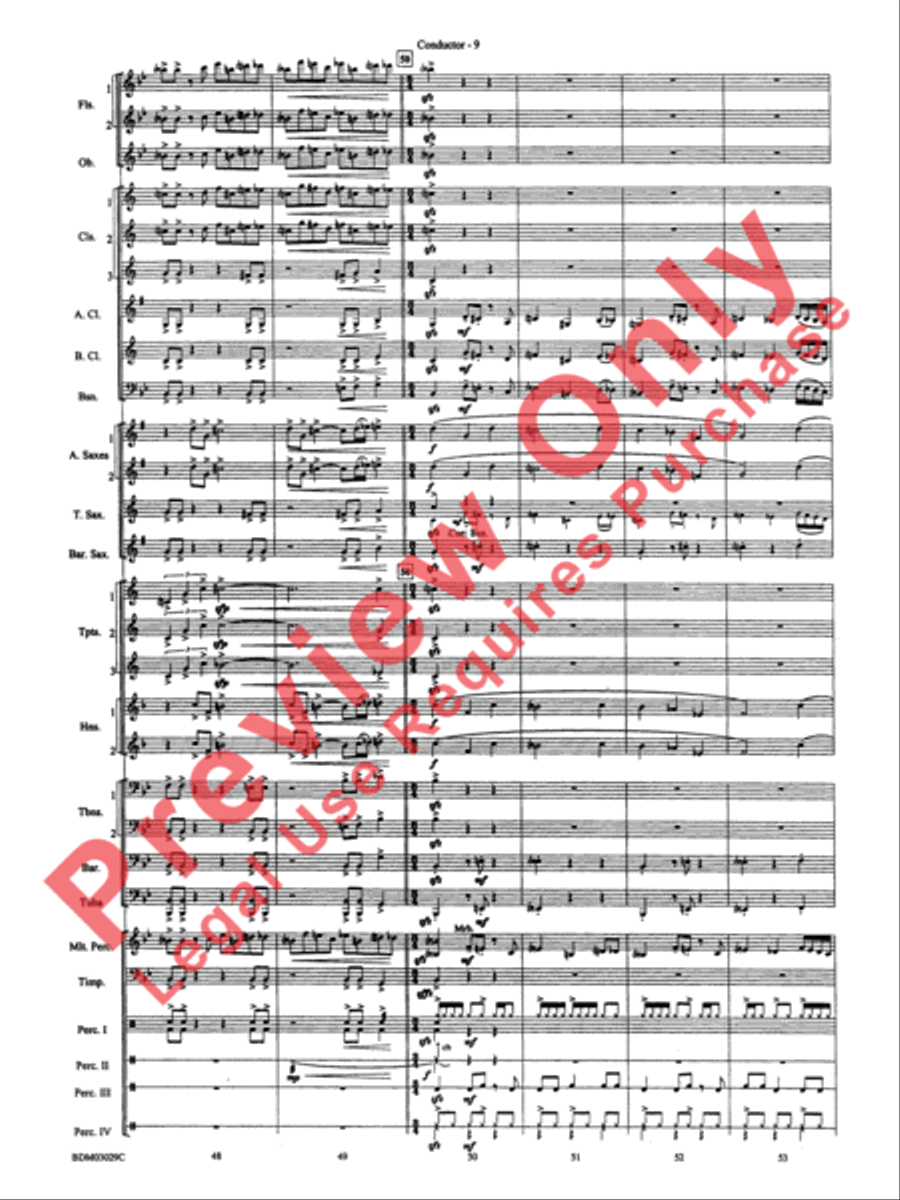 The Last Battle Concert Band scores gallery preview page 12