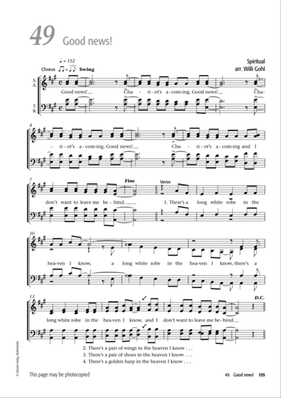 Voiceworks 1 4-Part scores gallery preview page 10