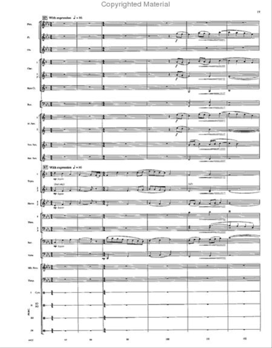 When Angels Weep Concert Band scores gallery preview page 18