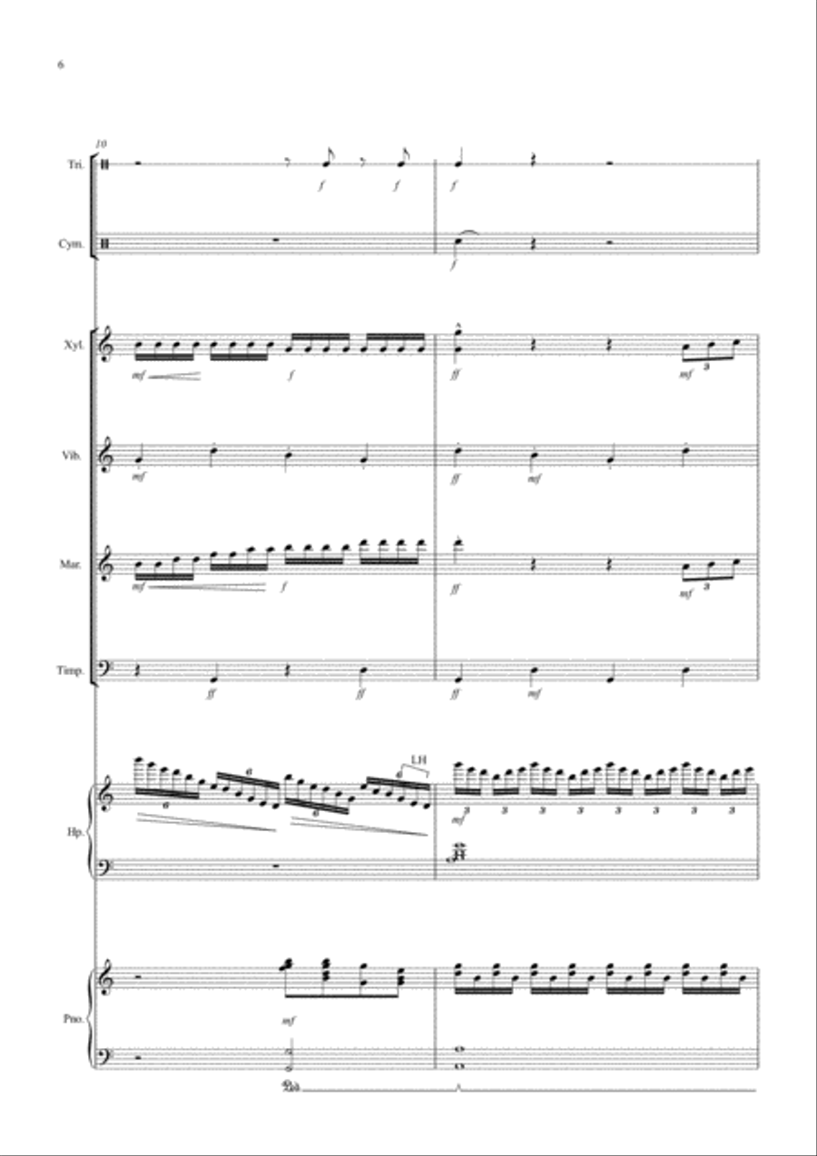 Dance of the Ballerina Marionette Large Ensemble scores gallery preview page 6