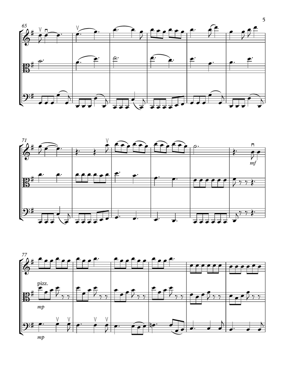 Lover String Trio scores gallery preview page 5