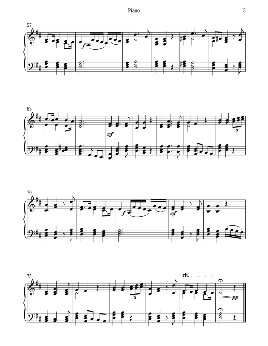 Lascia Ch'io Pianga - From Opera 'Rinaldo' - G.F. Handel ( Mezzo-Soprano and Piano) Mezzo-Soprano Voice scores gallery preview page 6