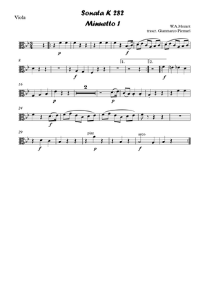 Minuetto 1 - Sonata K282