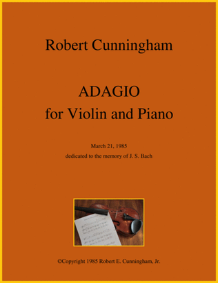 Adagio for Violin and Piano