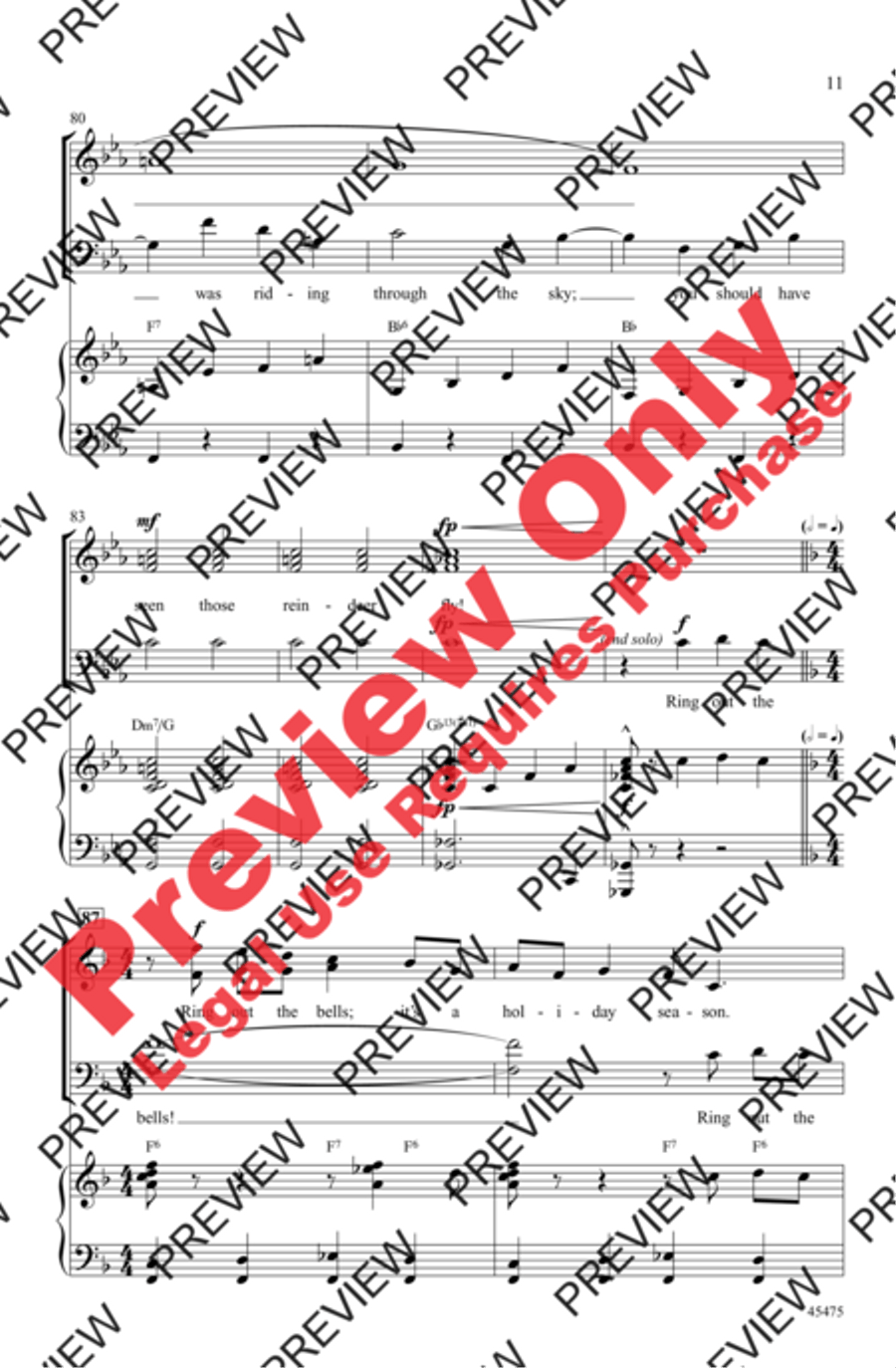 Kay Thompson's Jingle Bells - SoundTrax CD (CD only) Choir scores gallery preview page 11