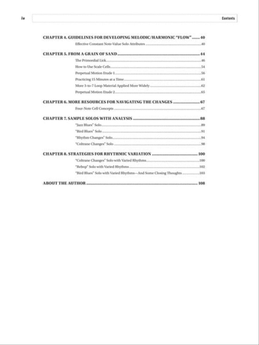 Jazz Guitar Improvisation Strategies Electric Guitar scores gallery preview page 4