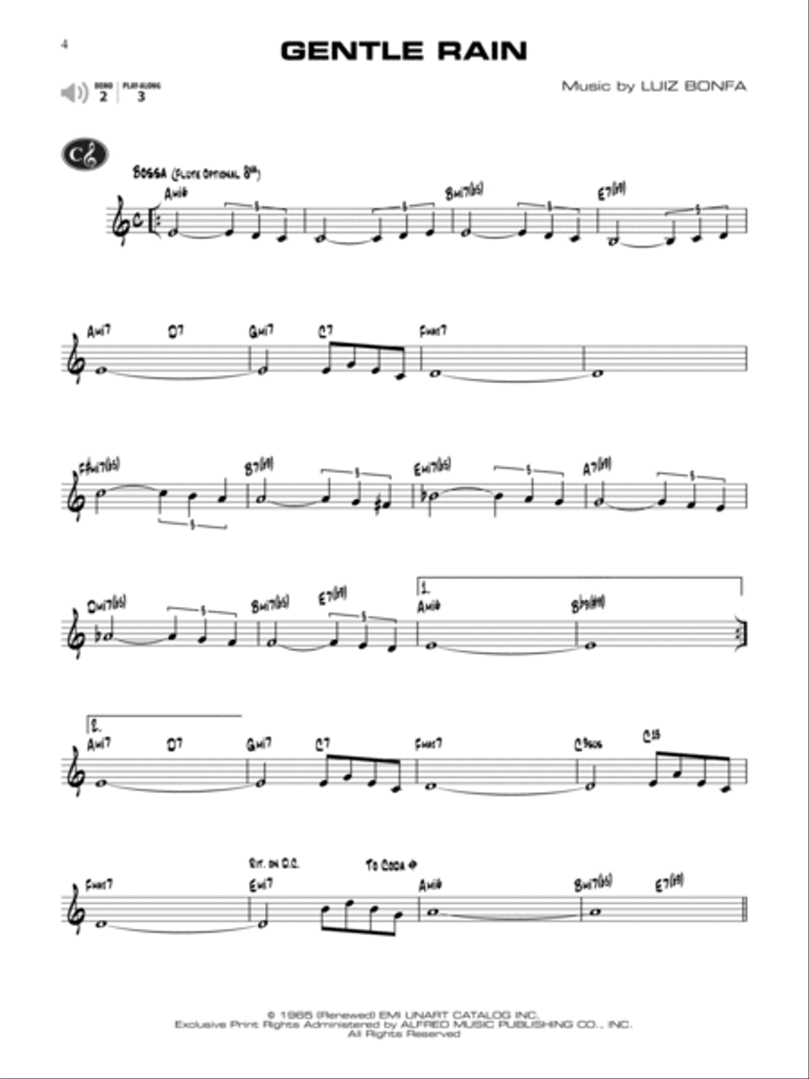 Alfred Jazz Easy Play-Along -- Latin, Volume 3 Flexible/Adaptable scores gallery preview page 3