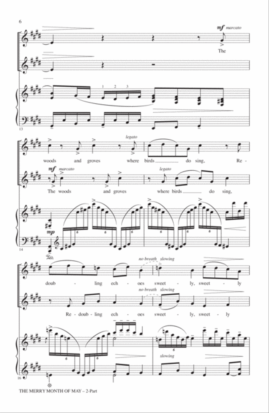 The Merry Month Of May 2-Part scores gallery preview page 4