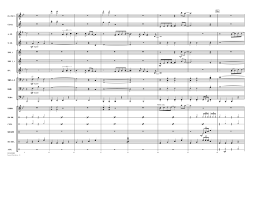 Sweet Caroline - Full Score Marching Band scores gallery preview page 3