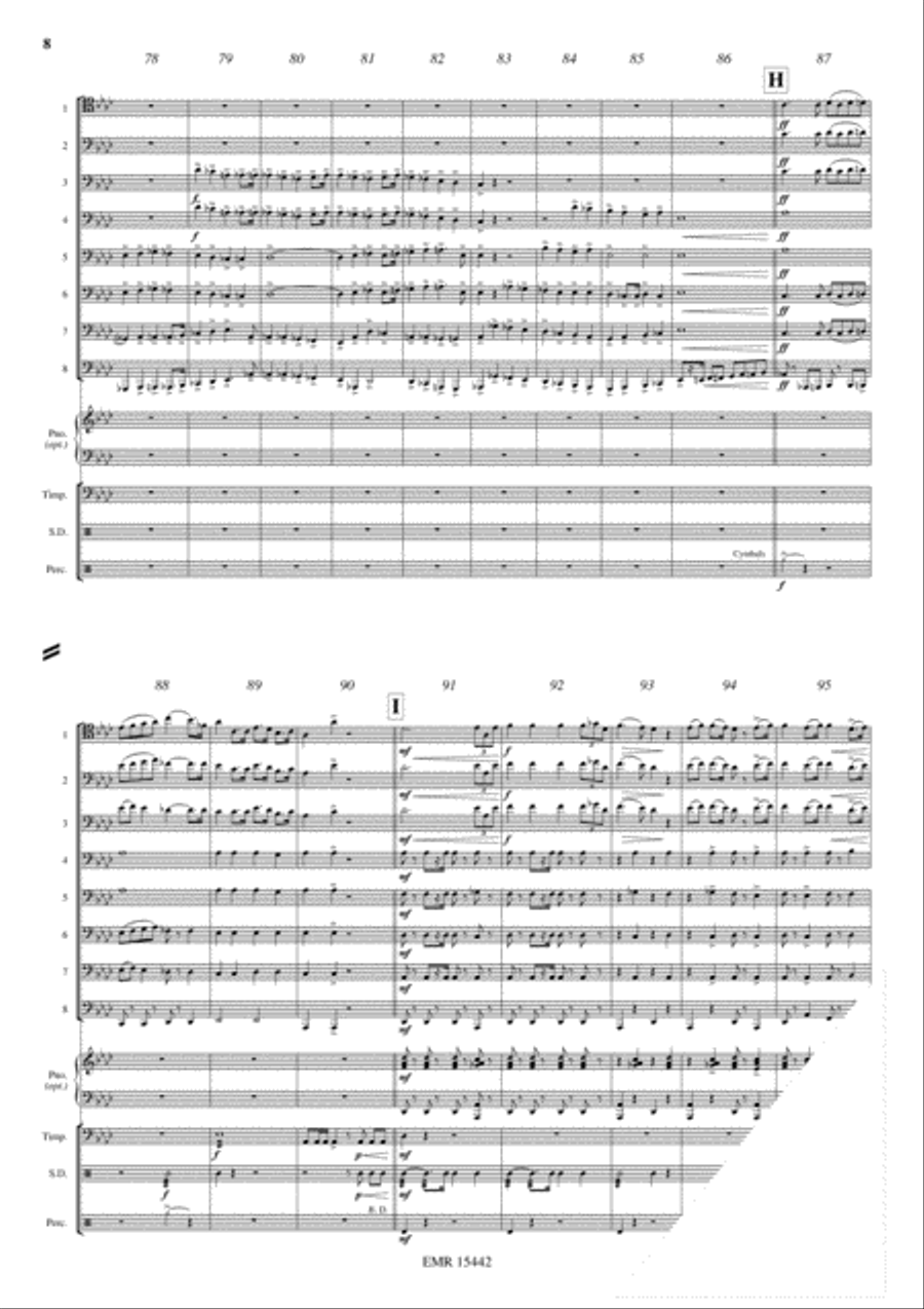 Triumphal Scene From Aida Trombone scores gallery preview page 8