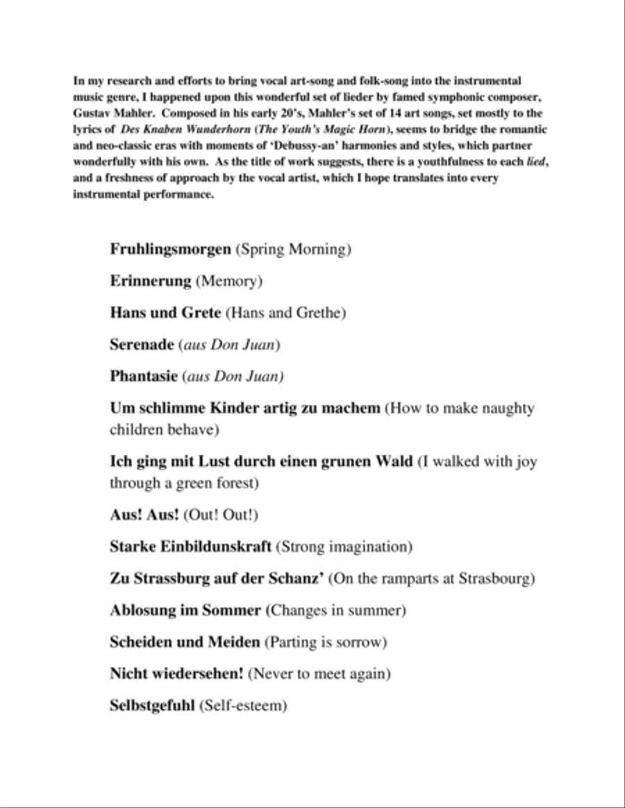 Lieder und Gesange - bassoon and piano Bassoon Solo scores gallery preview page 2