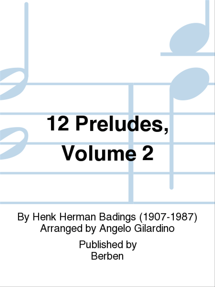 12 Preludes, Volume 2 School and Community scores gallery preview page 1