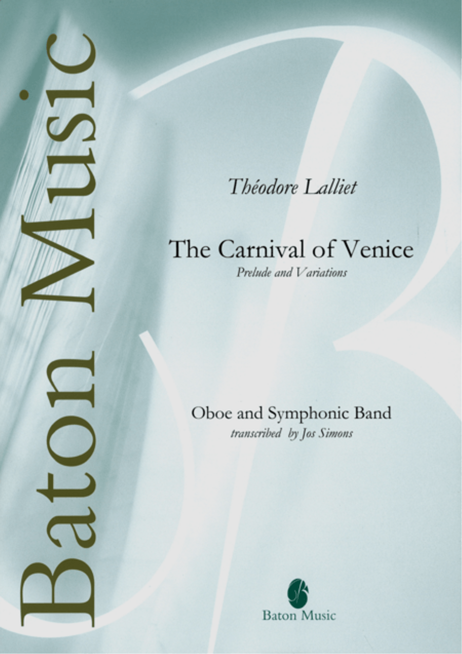 The Carnival of Venice The Carnival of Venice Concert Band scores gallery preview page 1