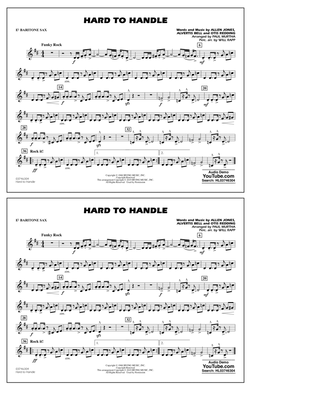 Hard to Handle (arr. Paul Murtha) - Eb Baritone Sax