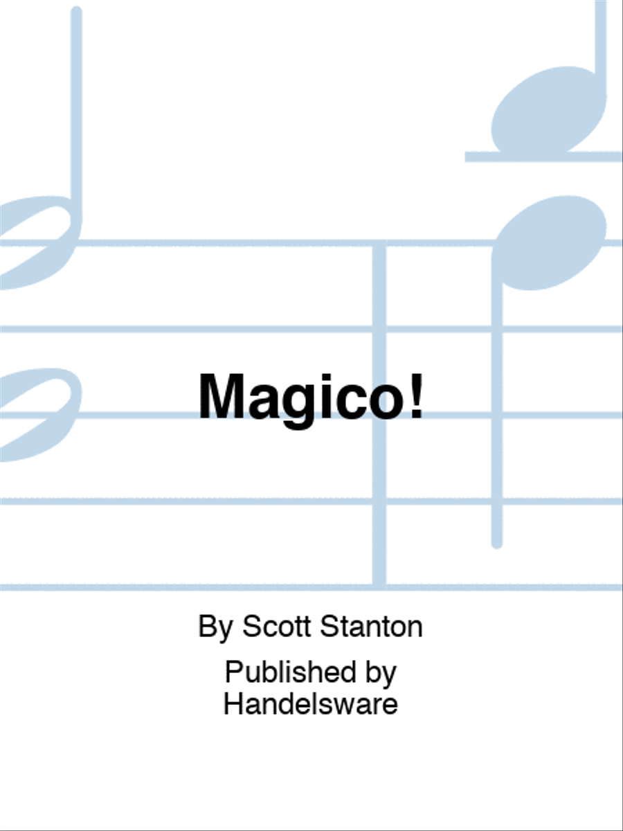 Magico! Magico! Big Band scores gallery preview page 1