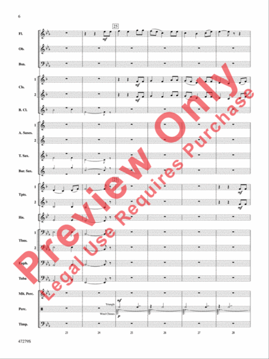Beach Spring Beach Spring Concert Band scores gallery preview page 7