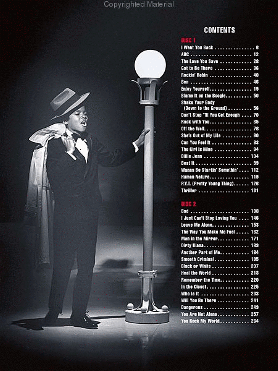 The Essential Michael Jackson Piano, Vocal, Guitar scores gallery preview page 2