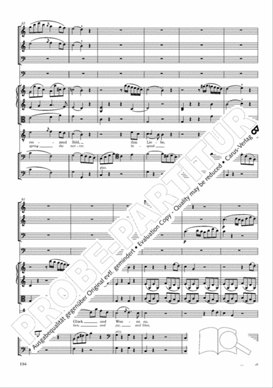 The Creation (Die Schopfung) 4-Part scores gallery preview page 214