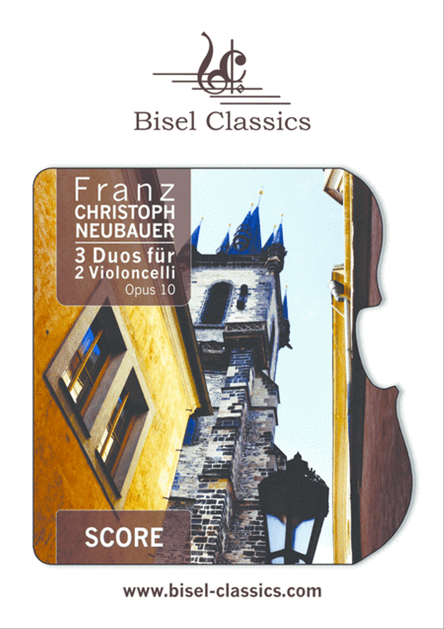 3 Duos fur 2 Violoncelli, Opus 10 String Duet scores gallery preview page 1