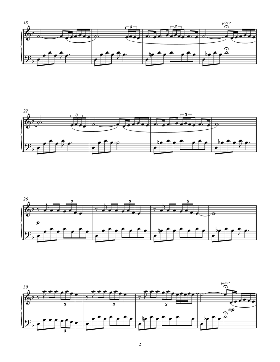 The Path Of The Fossils (from Seven Days Walking: Day 1) Piano Solo scores gallery preview page 2