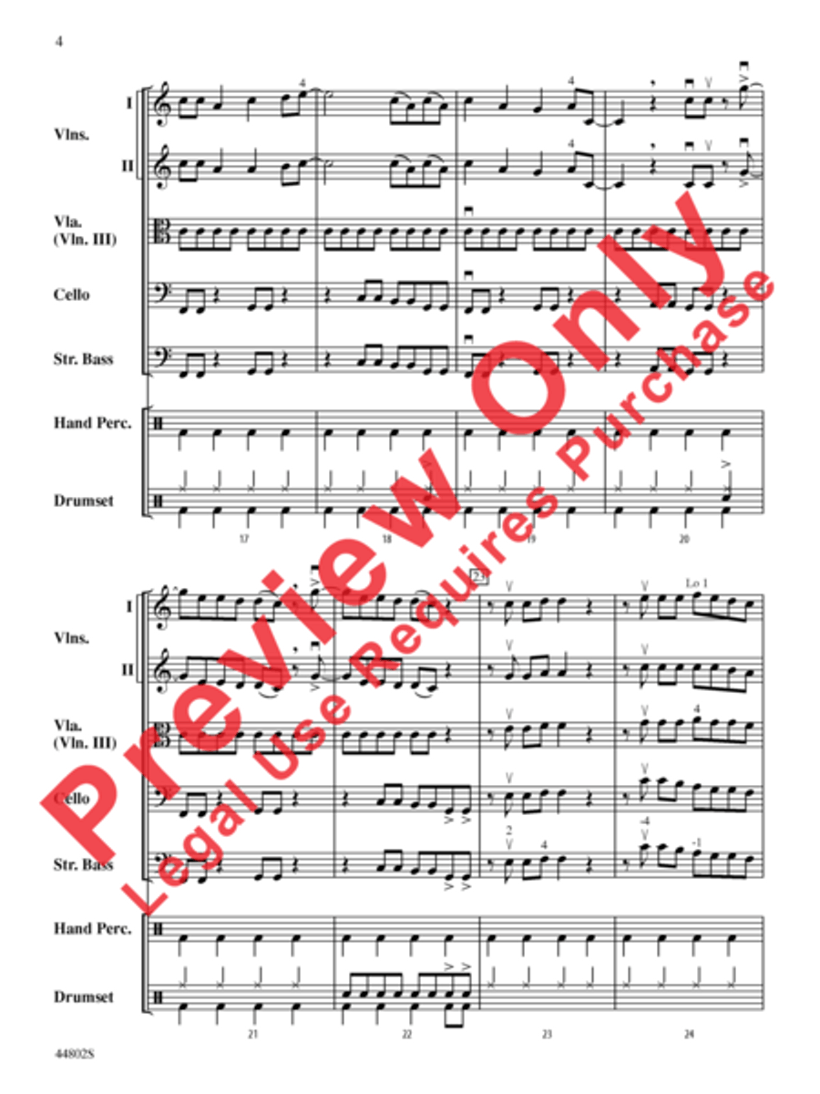 Shut Up and Dance Shut Up and Dance String Orchestra scores gallery preview page 5