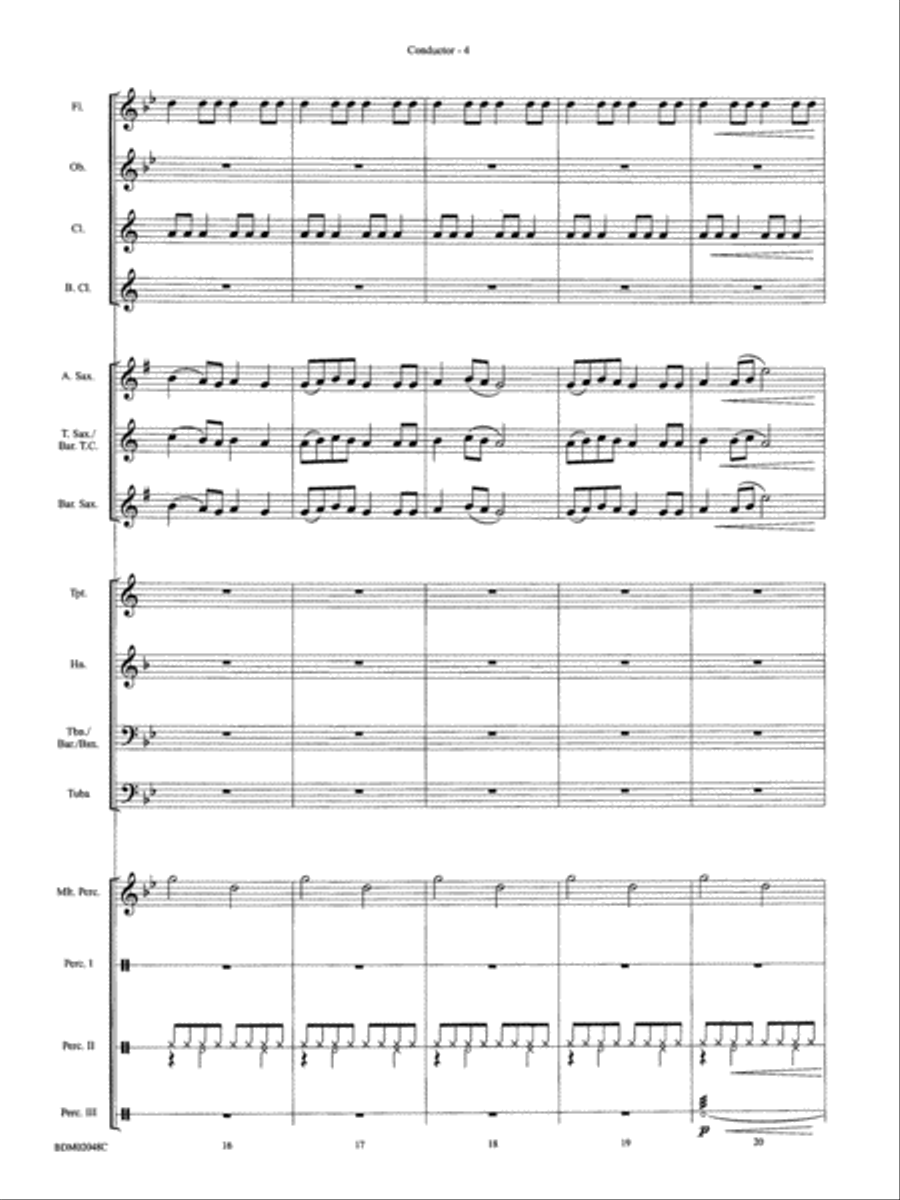 Oh Hanukkah: Score Oh Hanukkah: Score Concert Band scores gallery preview page 6