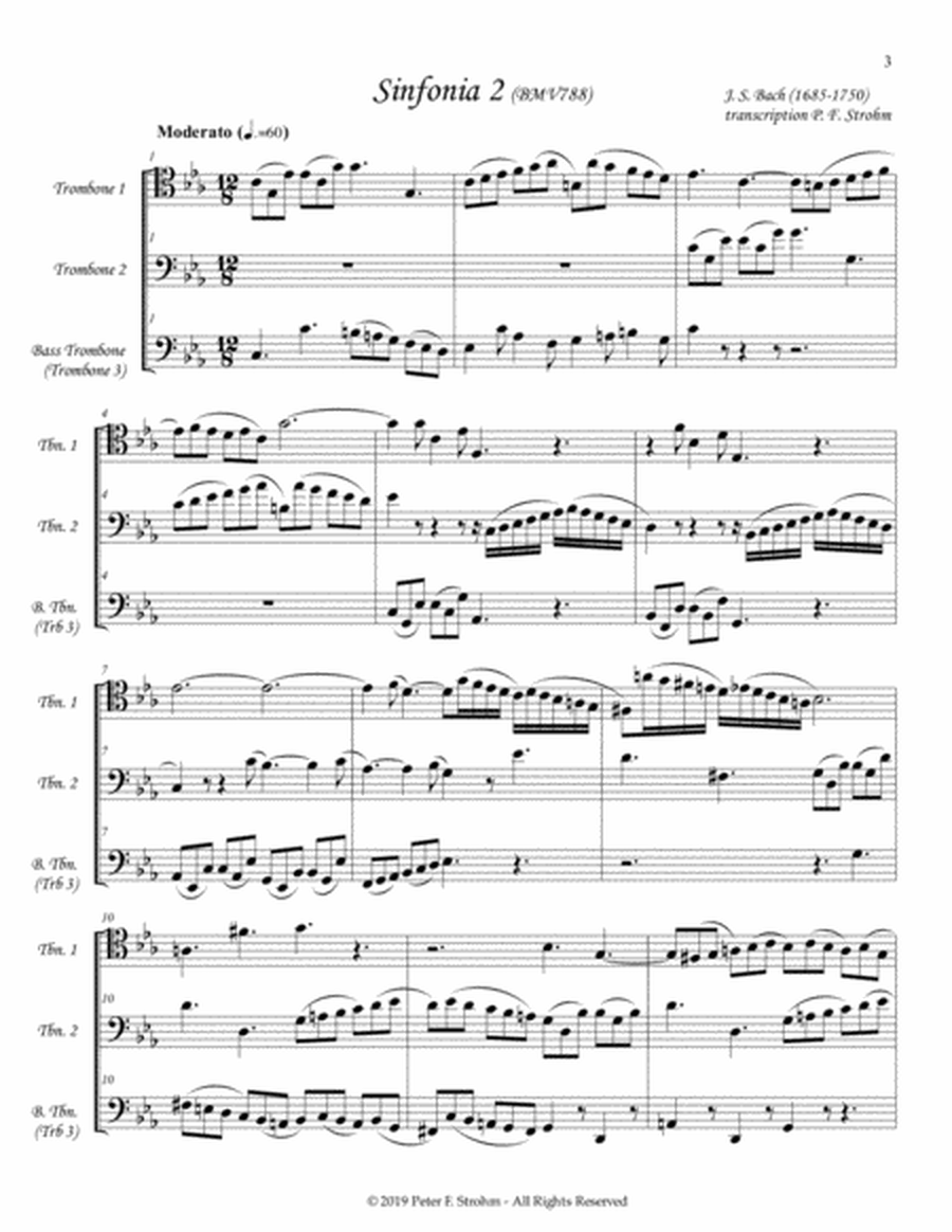 Contrapuntal Works for Trombone Trio, Vol. II - Score Only image number null