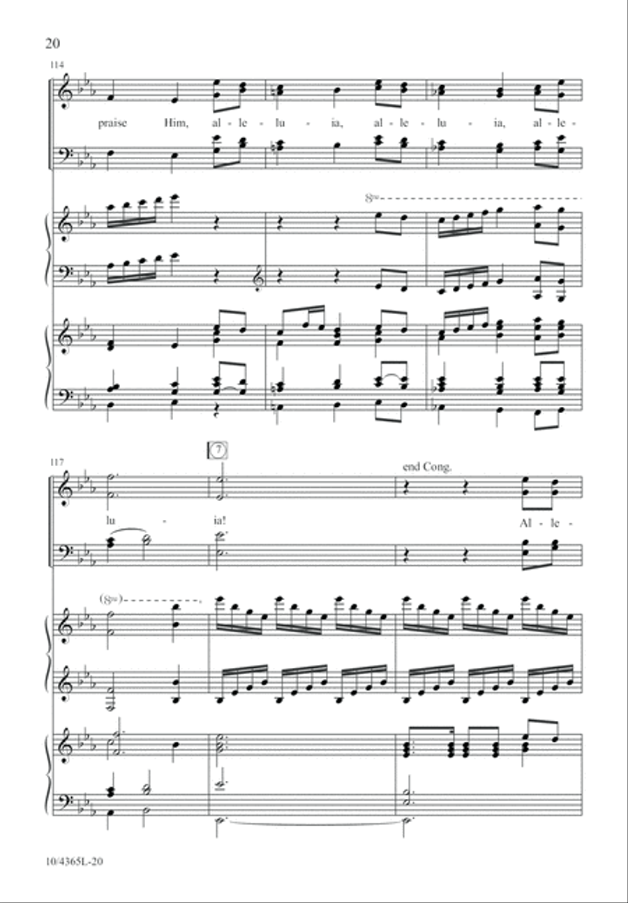 Hear How the Bells of Christmas Play 4-Part scores gallery preview page 20