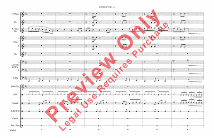 Black Eyes Marching Band scores gallery preview page 9
