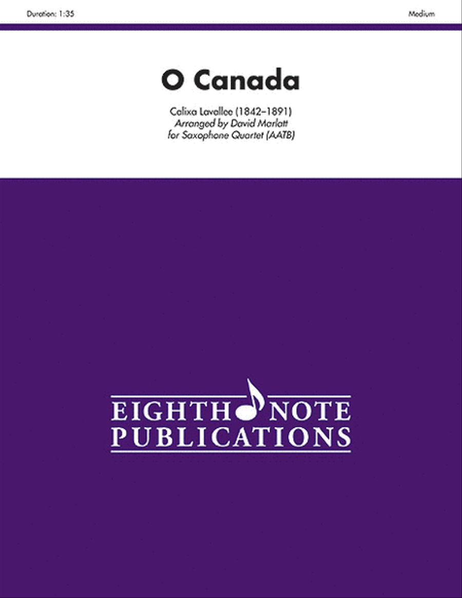O Canada Small Ensemble scores gallery preview page 1