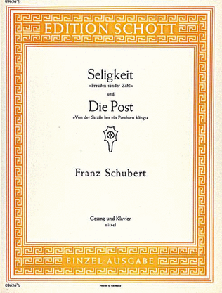 Book cover for Seligkeit / Die Post