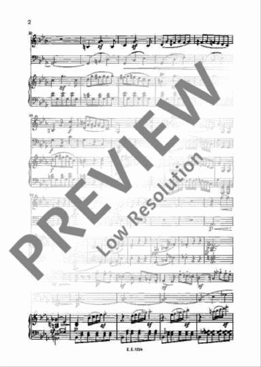 Piano Trio No. 3 C minor Piano Trio scores gallery preview page 11