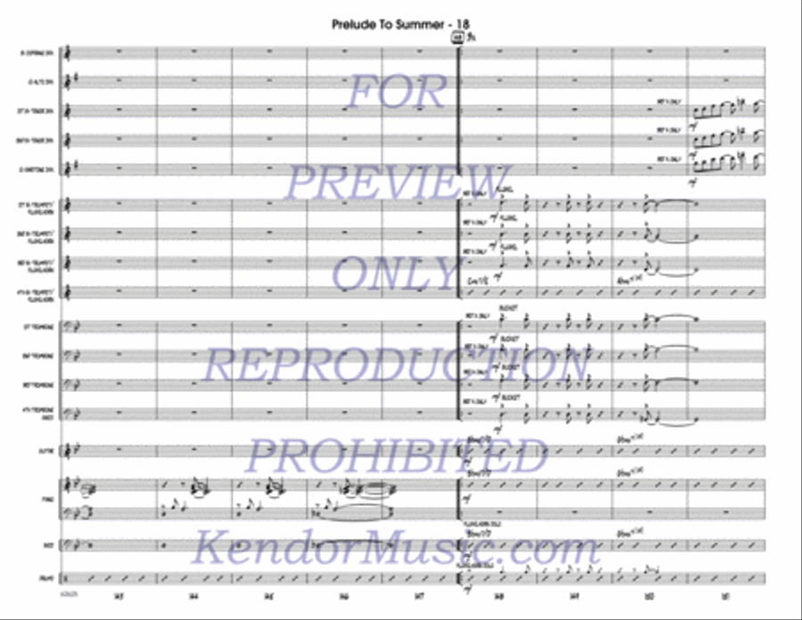 Prelude To Summer Choir scores gallery preview page 19