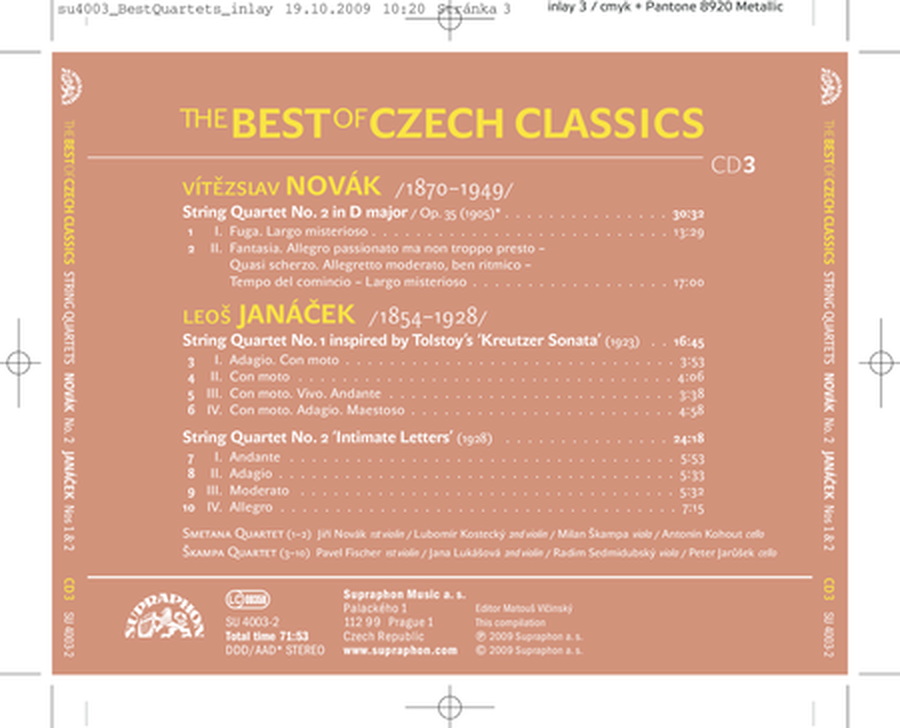 String Quartets: Best of Czech