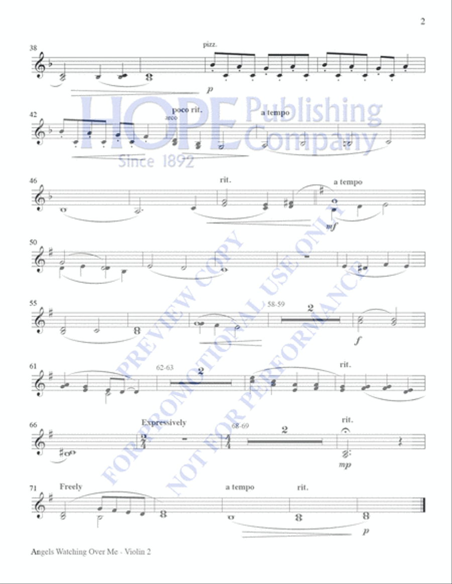 Angels Watching Over Me Angels Watching Over Me 4-Part scores gallery preview page 20