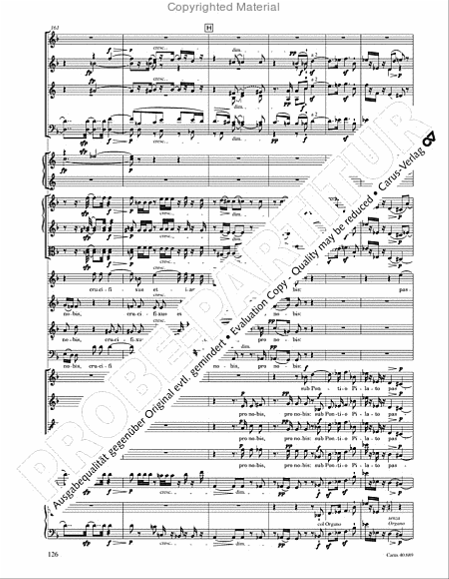 Missa solemnis Missa solemnis 4-Part scores gallery preview page 142