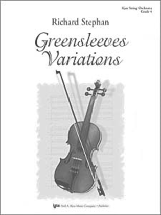 Book cover for Greensleeves Variations - Score