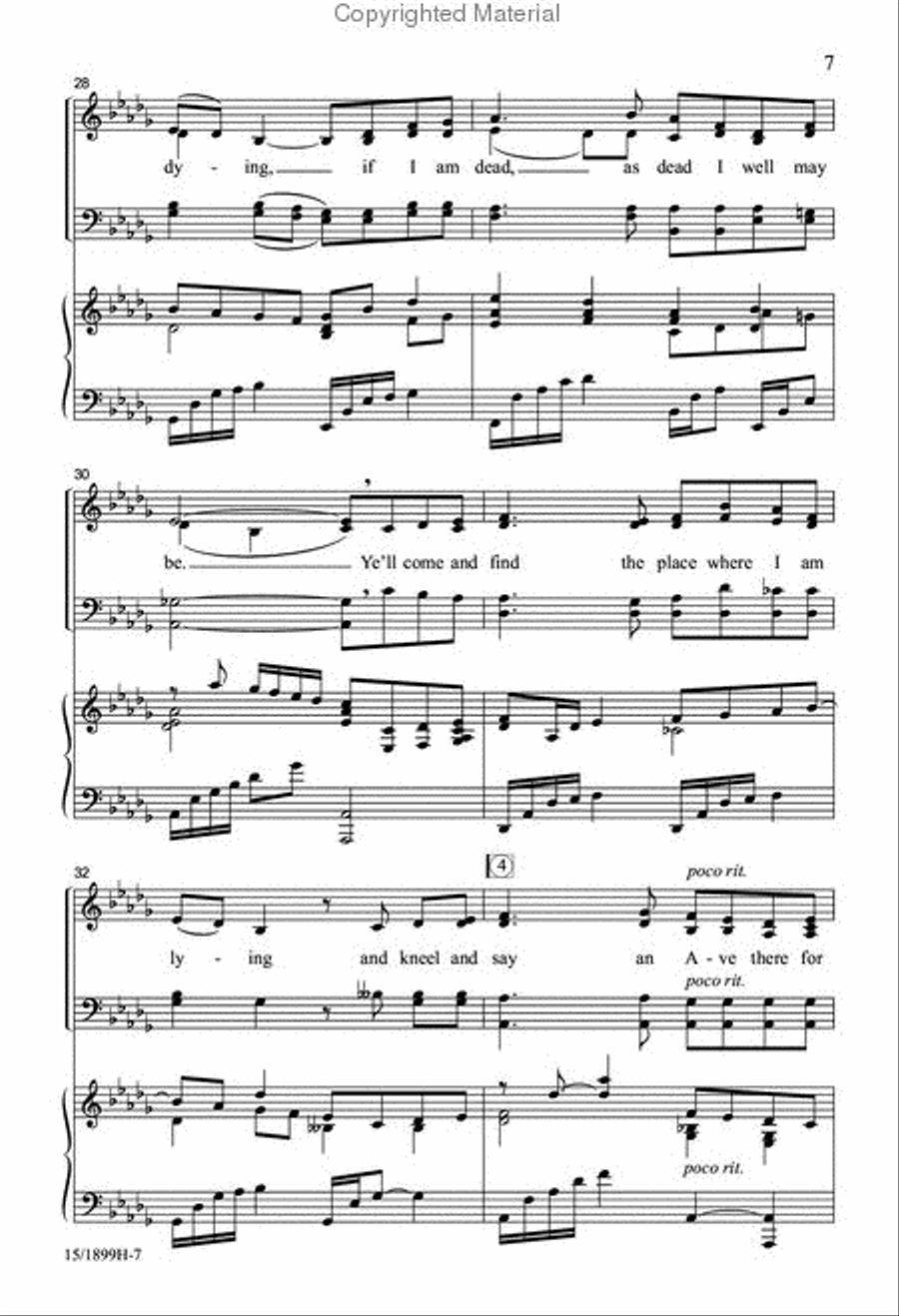 Danny Boy Danny Boy 4-Part scores gallery preview page 7