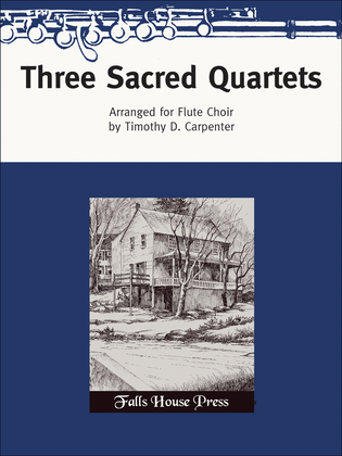 Book cover for Three Sacred Quartets