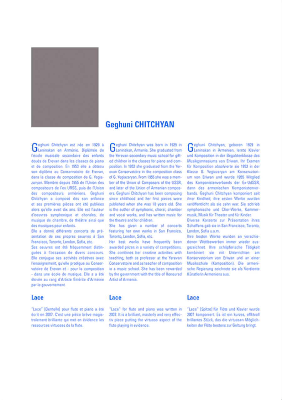 Lace Flute Solo scores gallery preview page 8