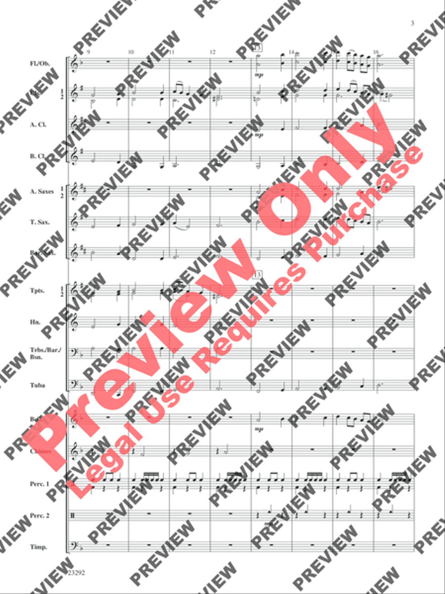 Castles and Dragons Castles and Dragons Concert Band scores gallery preview page 16