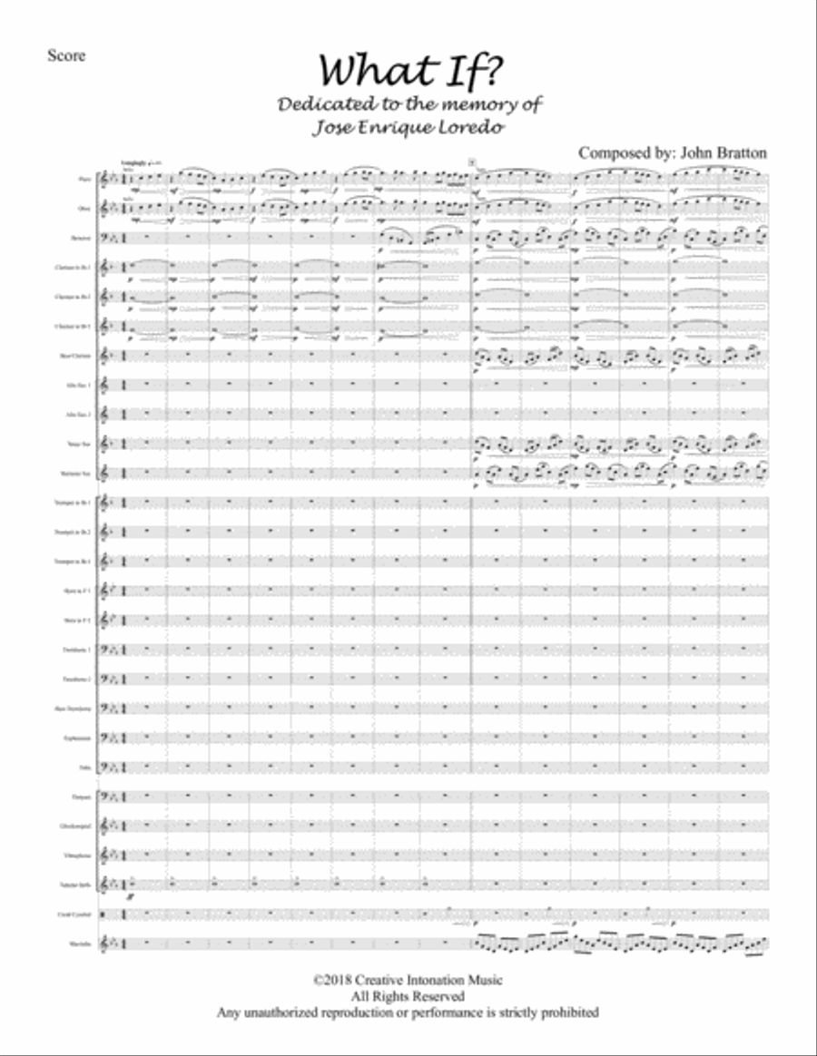 What If? Concert Band scores gallery preview page 3