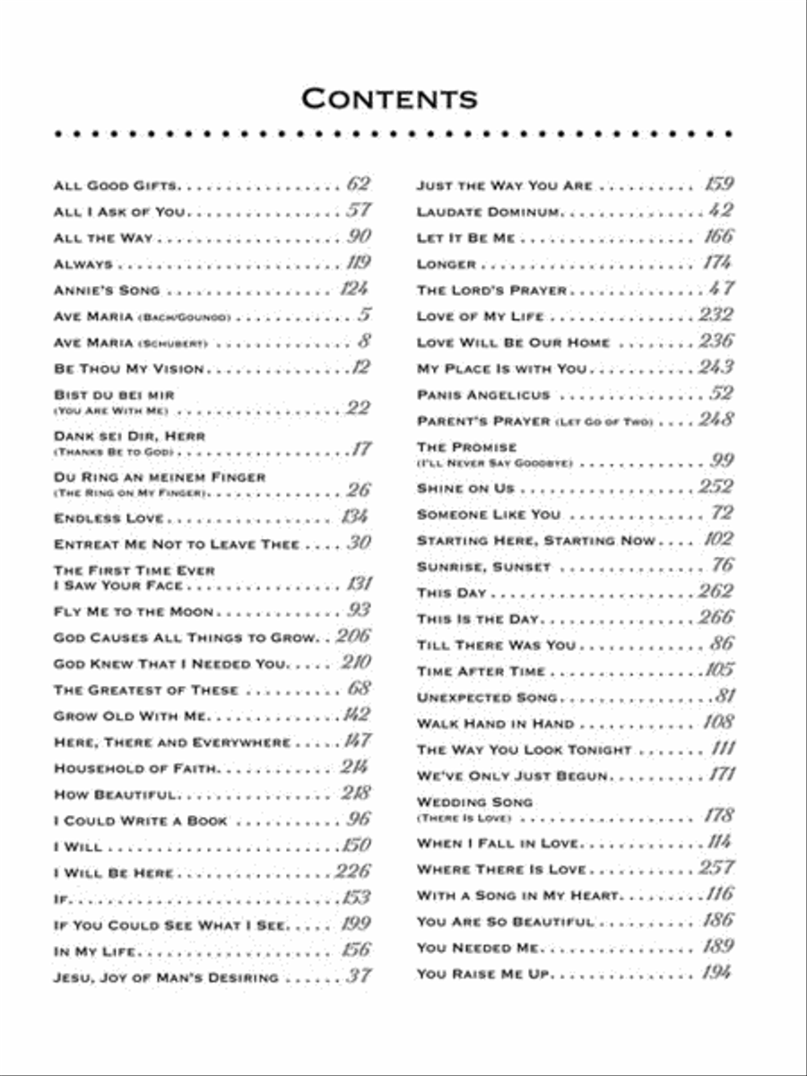 Singer's Wedding Anthology - Revised Edition Low Voice scores gallery preview page 3