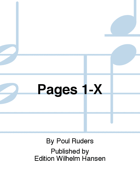 Pages I-X