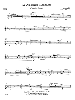 An American Hymntune (Amazing Grace): Oboe