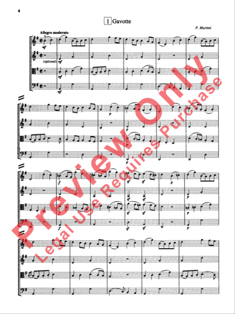 String Quartets for Beginning Ensembles, Volume 3 String Quartet scores gallery preview page 29