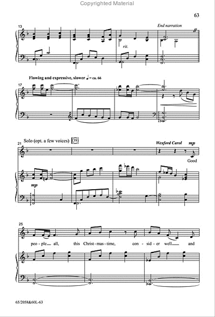 The Christmas Story - SATB Score with Performance CD 4-Part scores gallery preview page 34