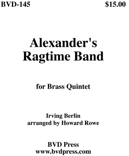 Irving Berlin: Alexander